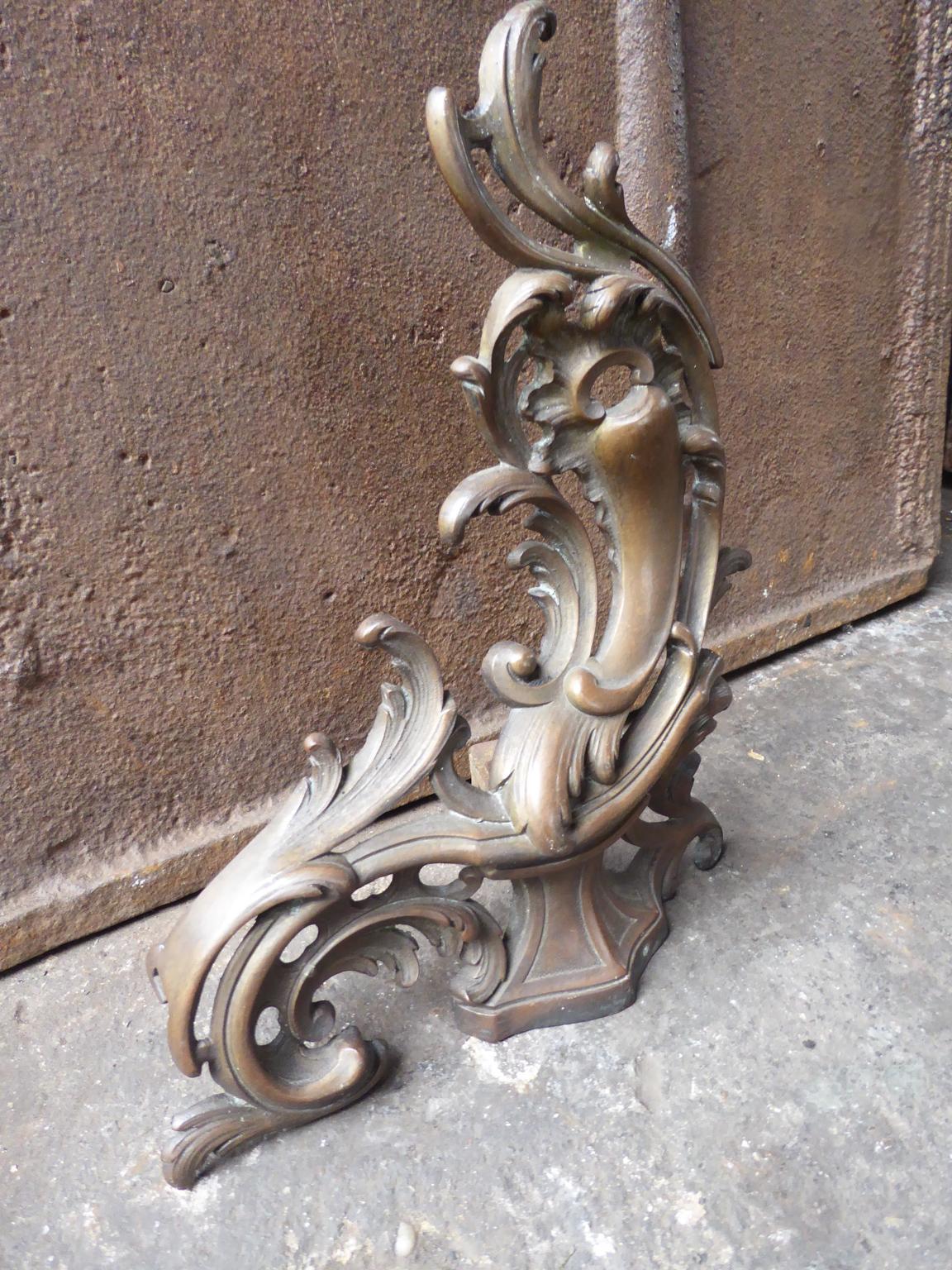 19th Century French Fireplace Fender, Louis XV Style For Sale 1