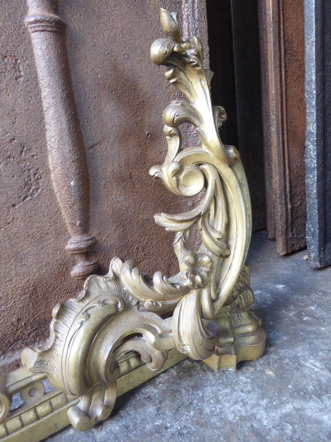 19th Century French Fireplace Fender 2