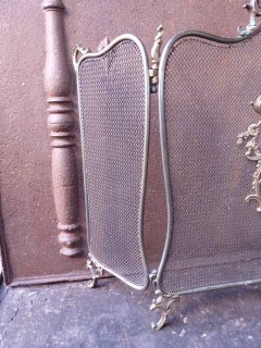 19th Century French Fireplace Screen