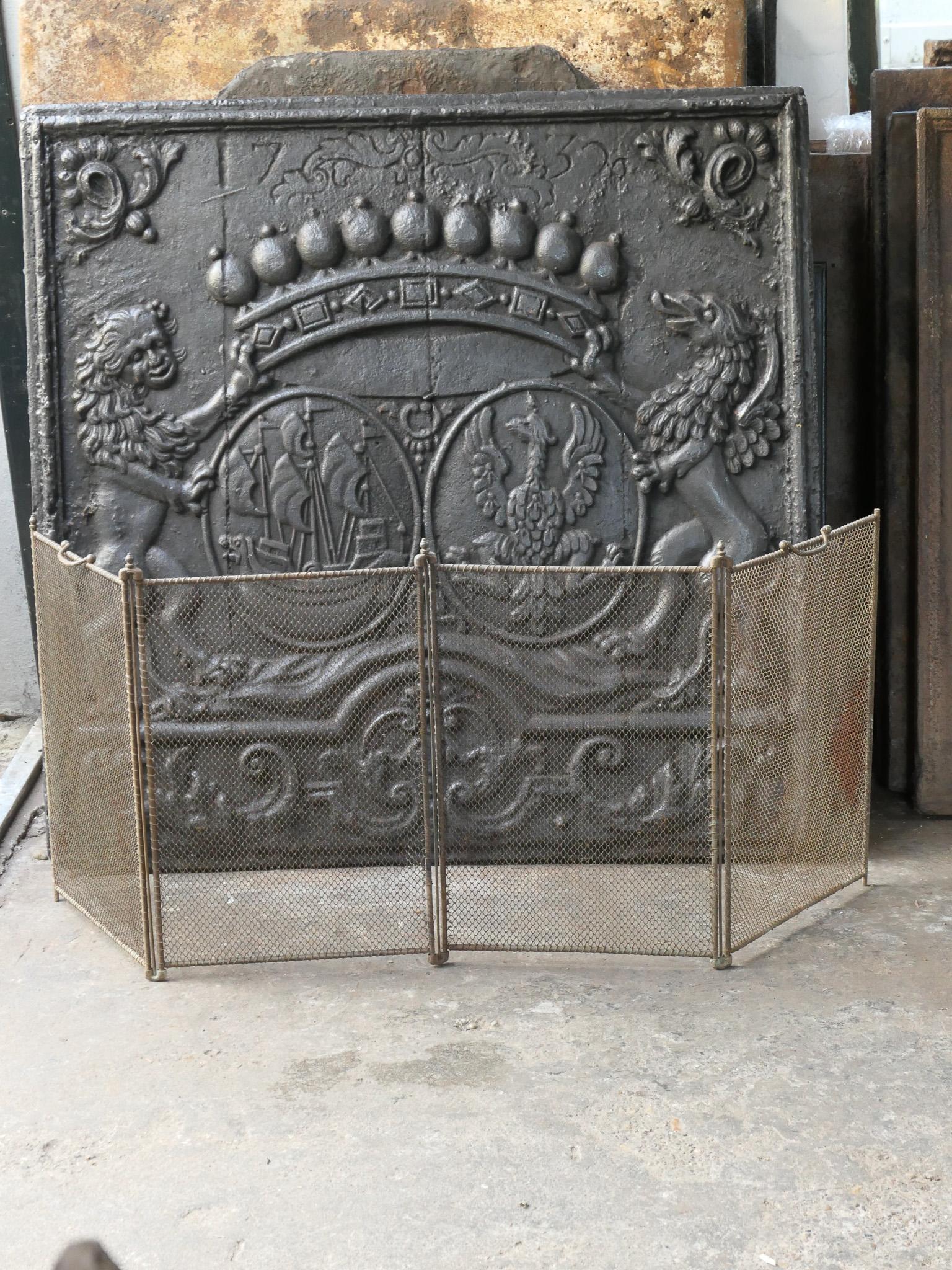 Pantalla de chimenea francesa del siglo XIX Francés en venta