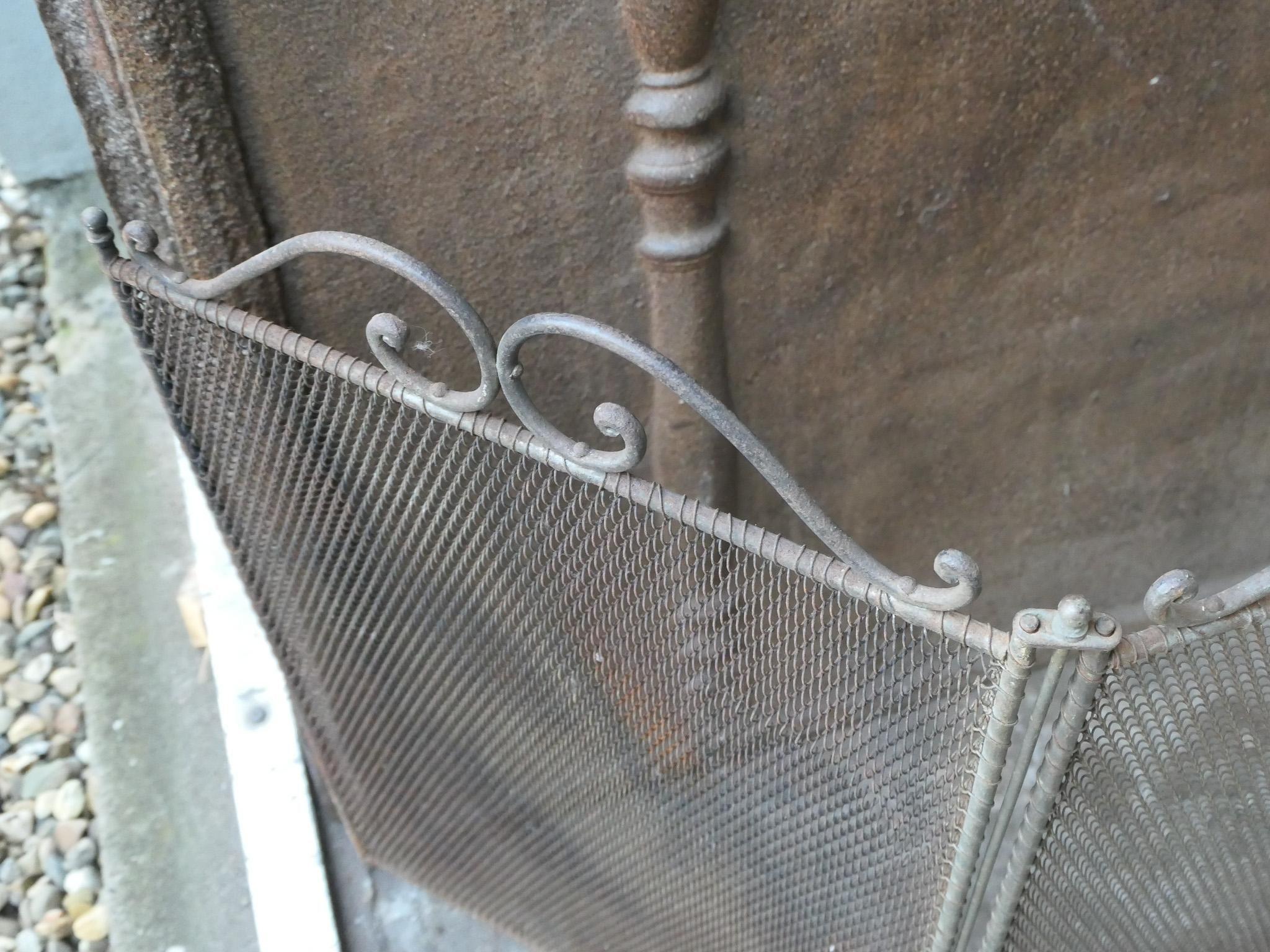 Ottone Paravento francese del XIX secolo in vendita