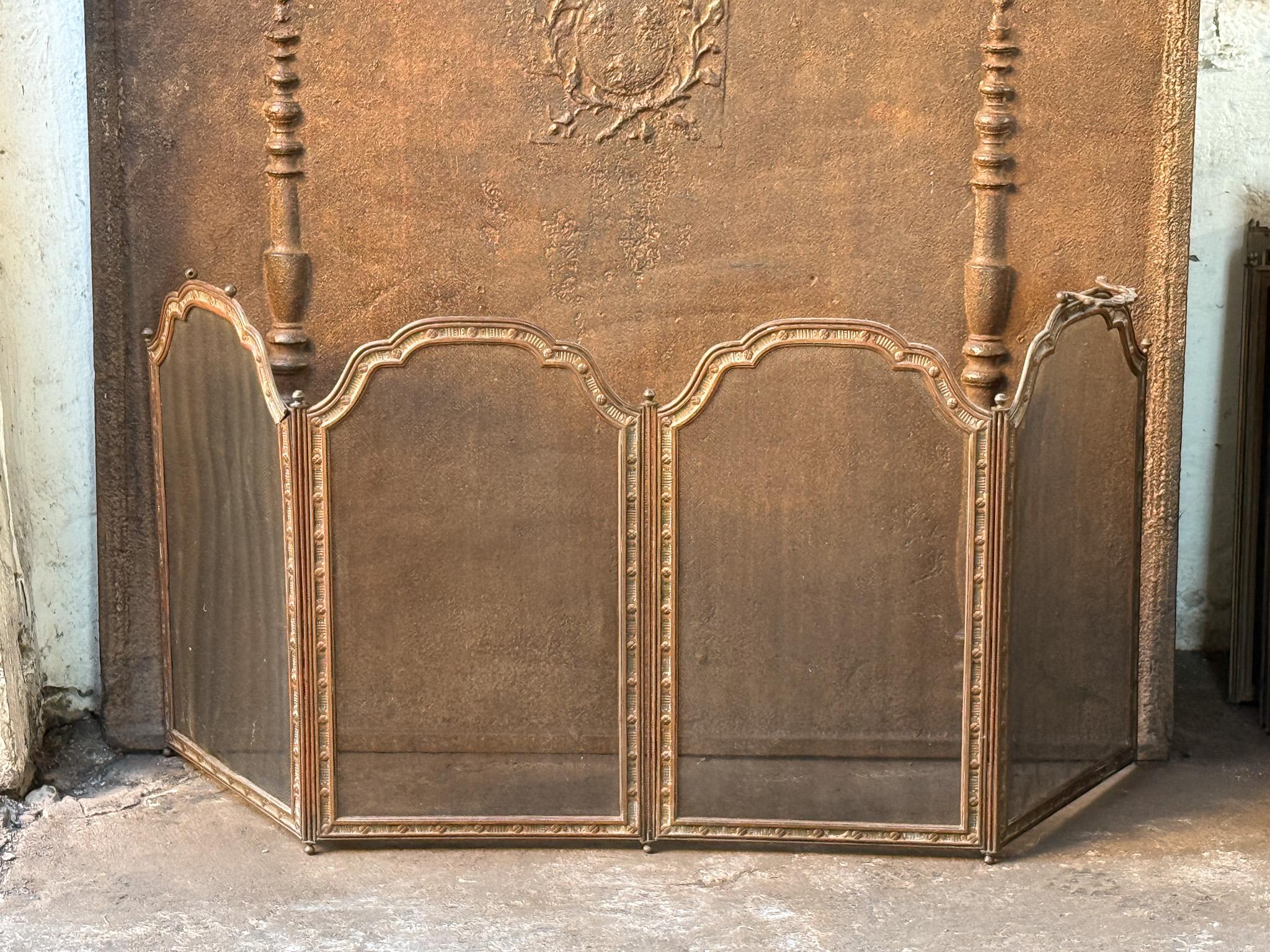 19th Century French Fireplace Screen, Napoleon III Period 7