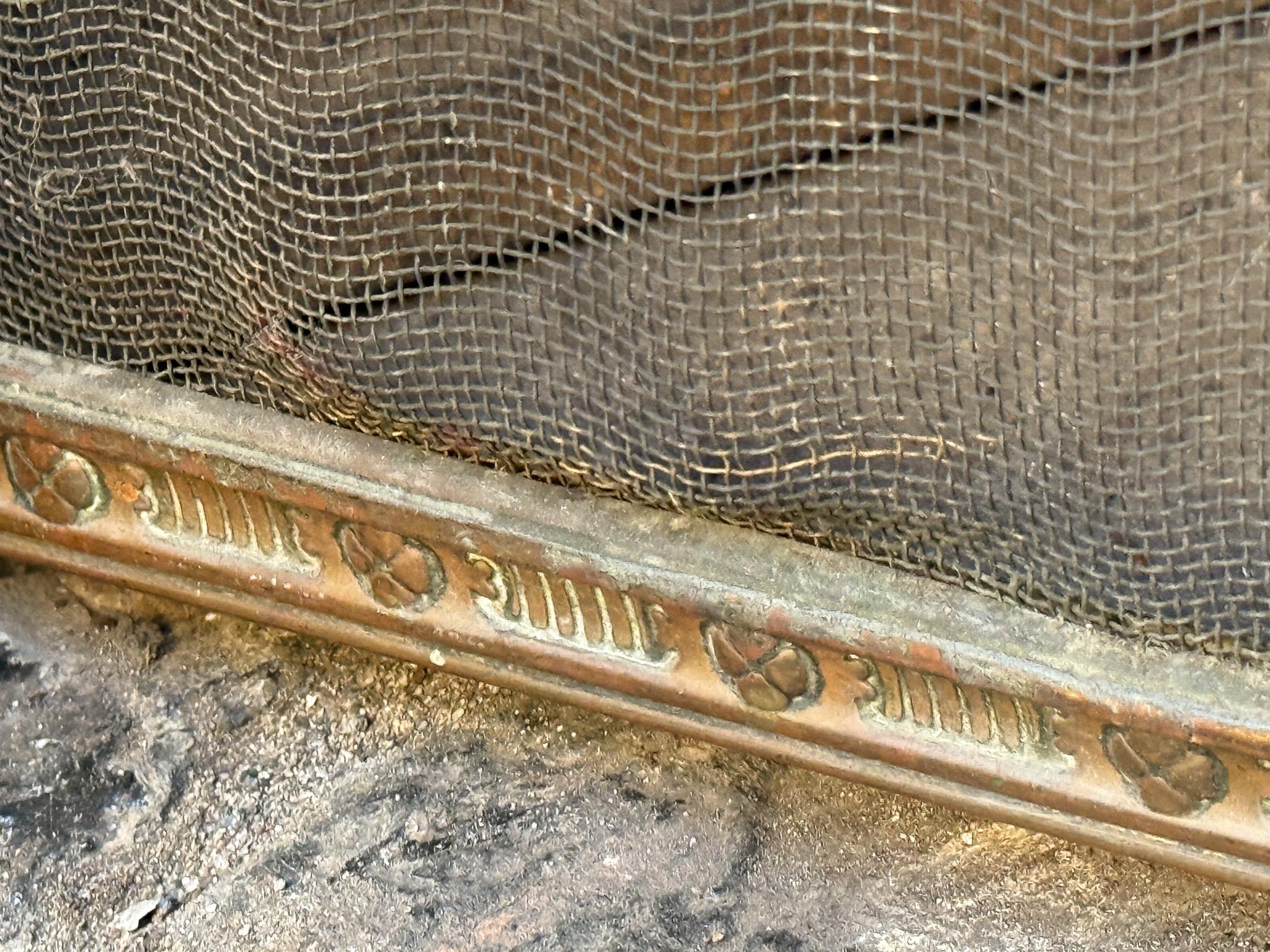 19th Century French Fireplace Screen, Napoleon III Period 10