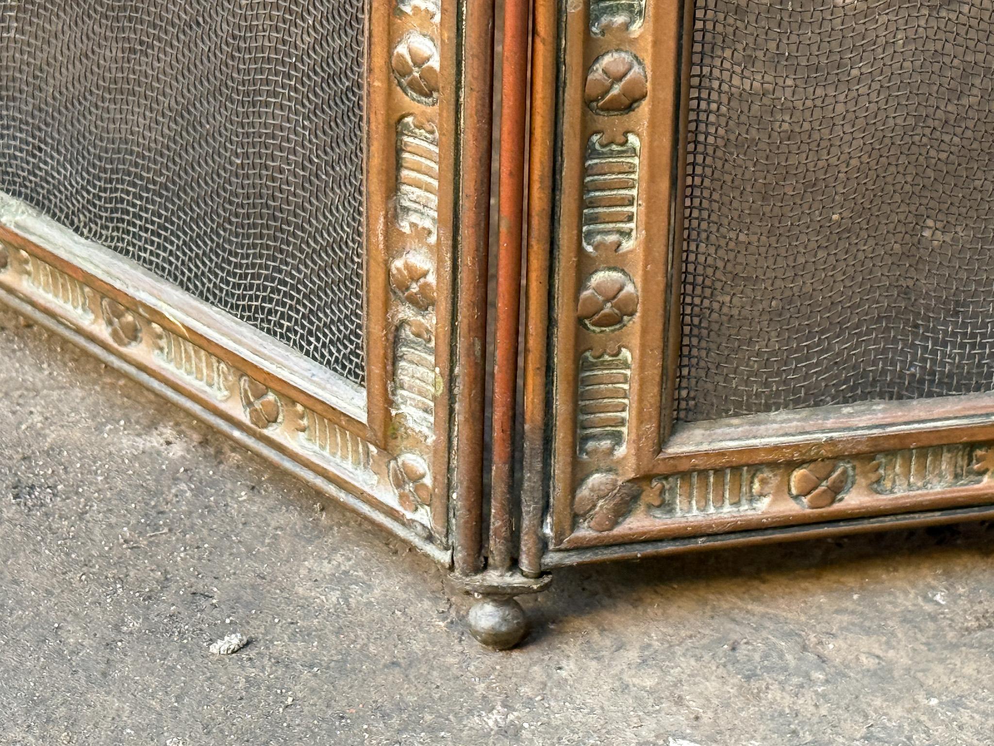 19th Century French Fireplace Screen, Napoleon III Period 13