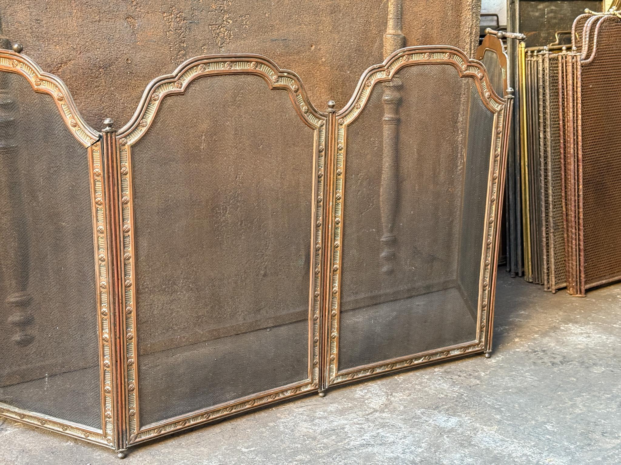 19th Century French Fireplace Screen, Napoleon III Period 2