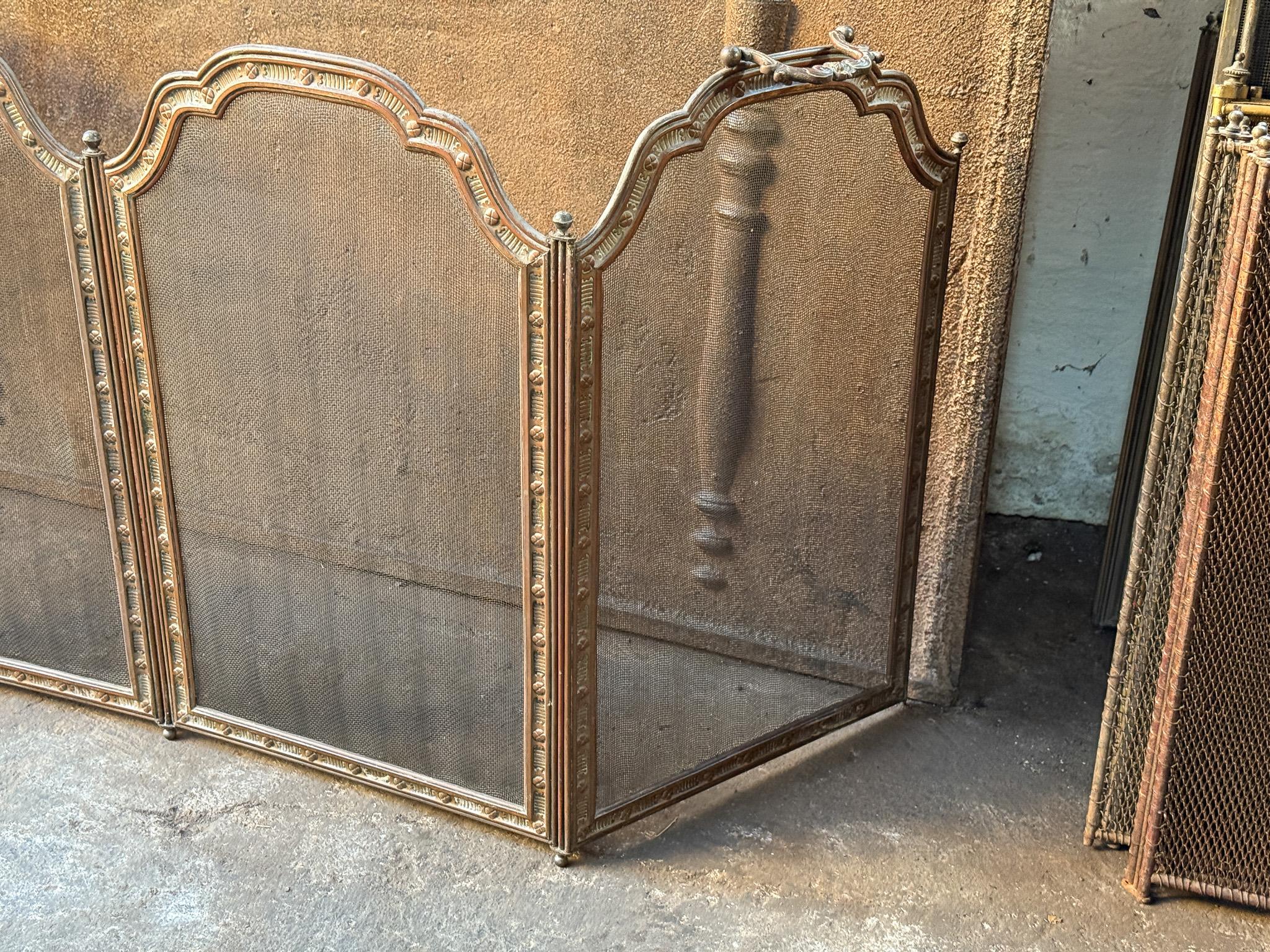 19th Century French Fireplace Screen, Napoleon III Period 3