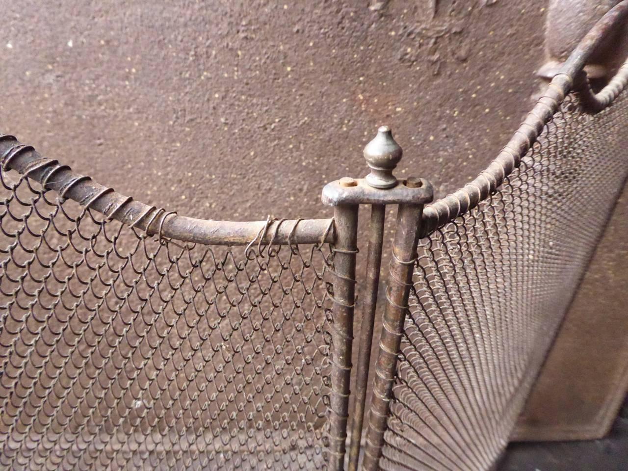 19th Century French Fireplace Screen or Fire Screen 5