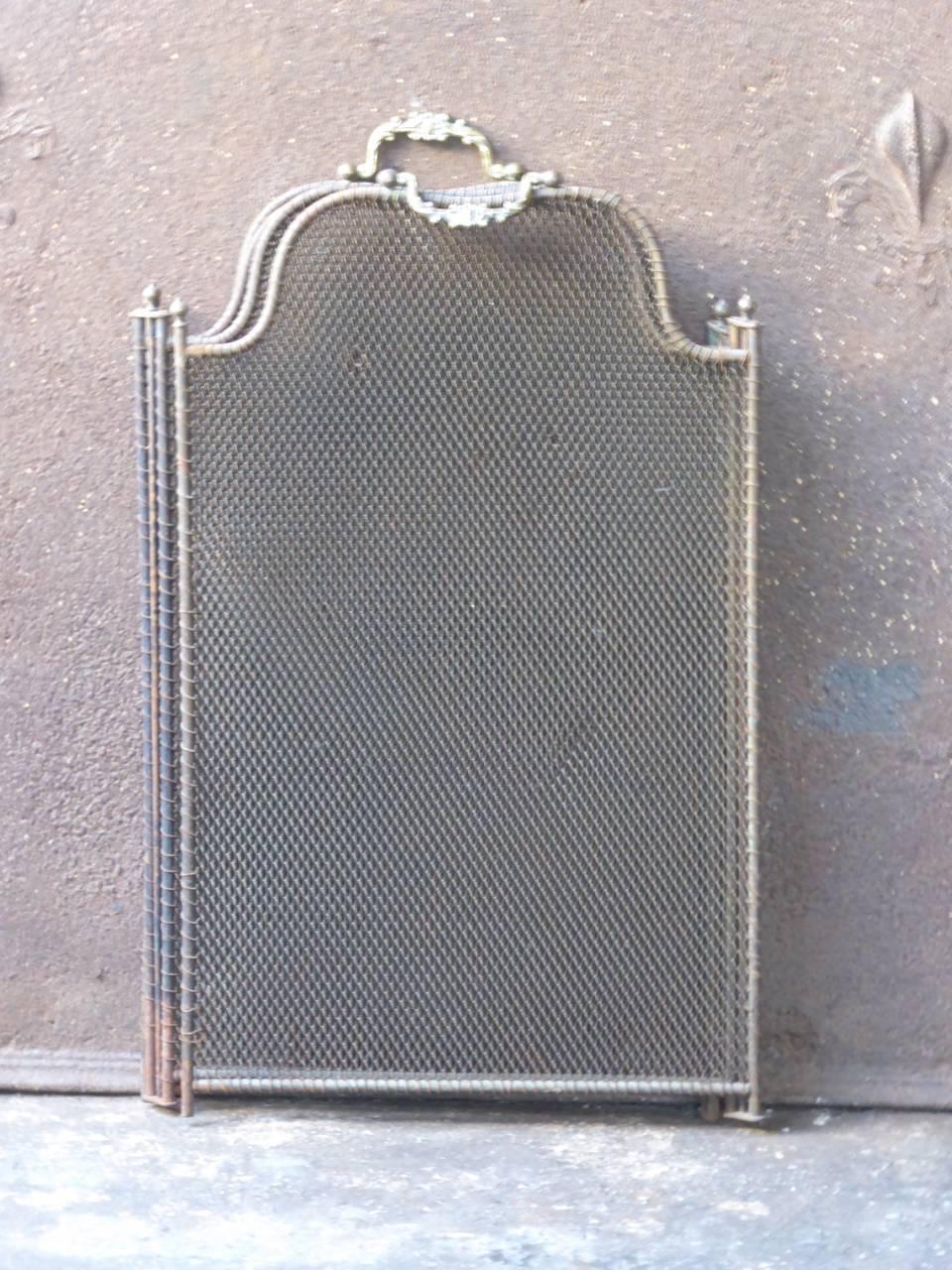 19th Century French Fireplace Screen or Fire Screen 9