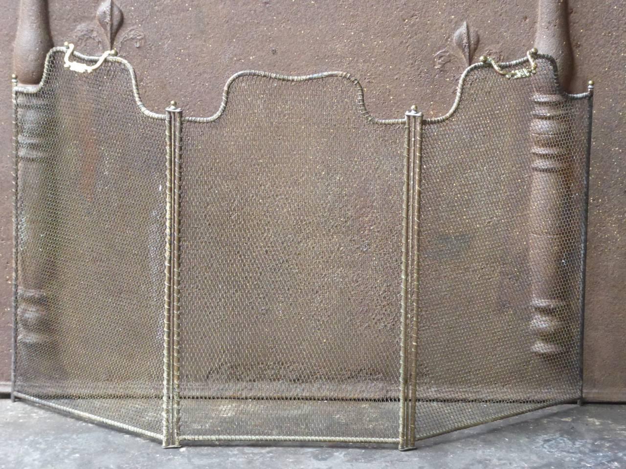 Napoleon III 19th century French Fireplace Screen or Fire Screen