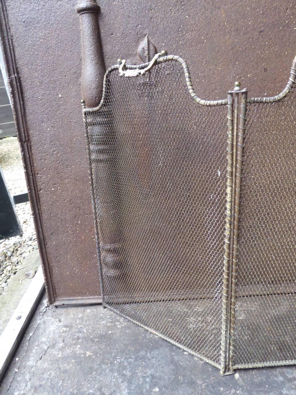 19th century French Fireplace Screen or Fire Screen In Good Condition In Amerongen, NL