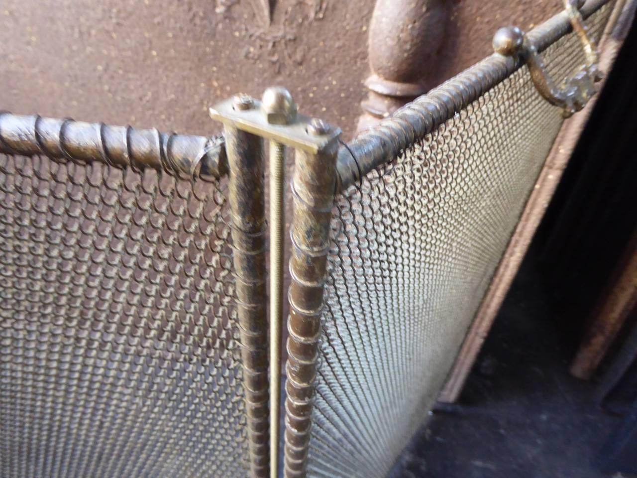 19th Century French Fireplace Screen or Fire Screen 1