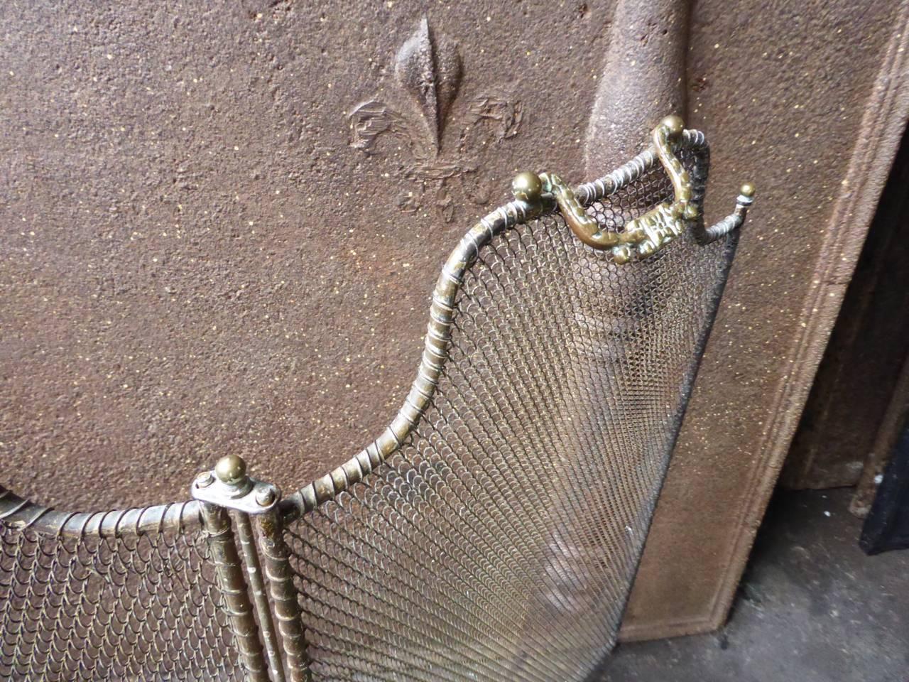19th century French Fireplace Screen or Fire Screen 3