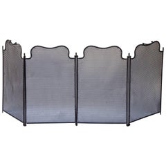 19th Century French Fireplace Screen or Fire Screen