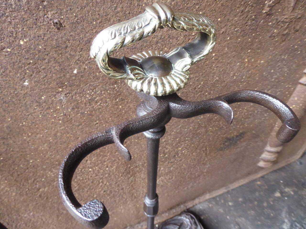 19th Century French Fireplace Tools or Fire Tools 4