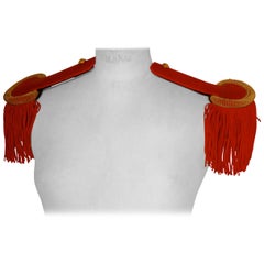 19th Century French First Officer’s Uniform Red Epaulettes