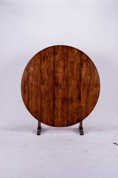 19th Century French Flip Top Wine Table