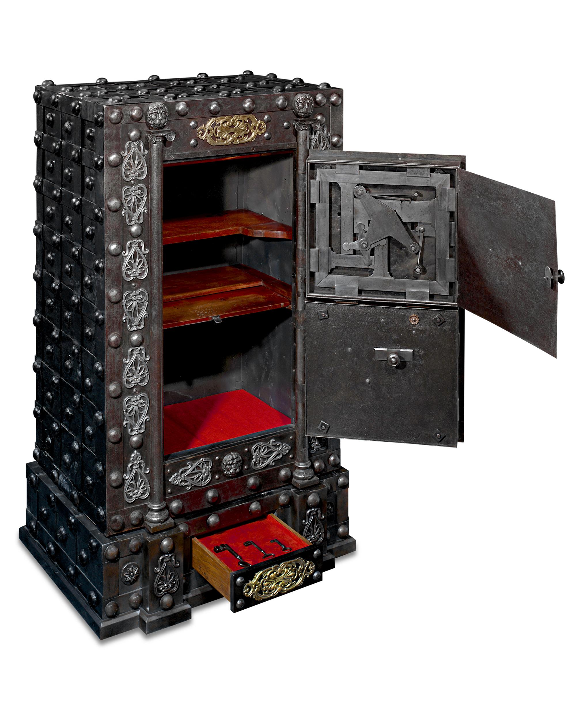 Caja fuerte de suelo francesa del siglo XIX Francés en venta