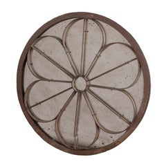 19th Century French Flower Frame Mirror