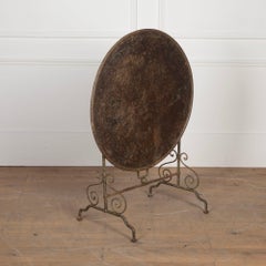 19th Century French Folding Metal Table