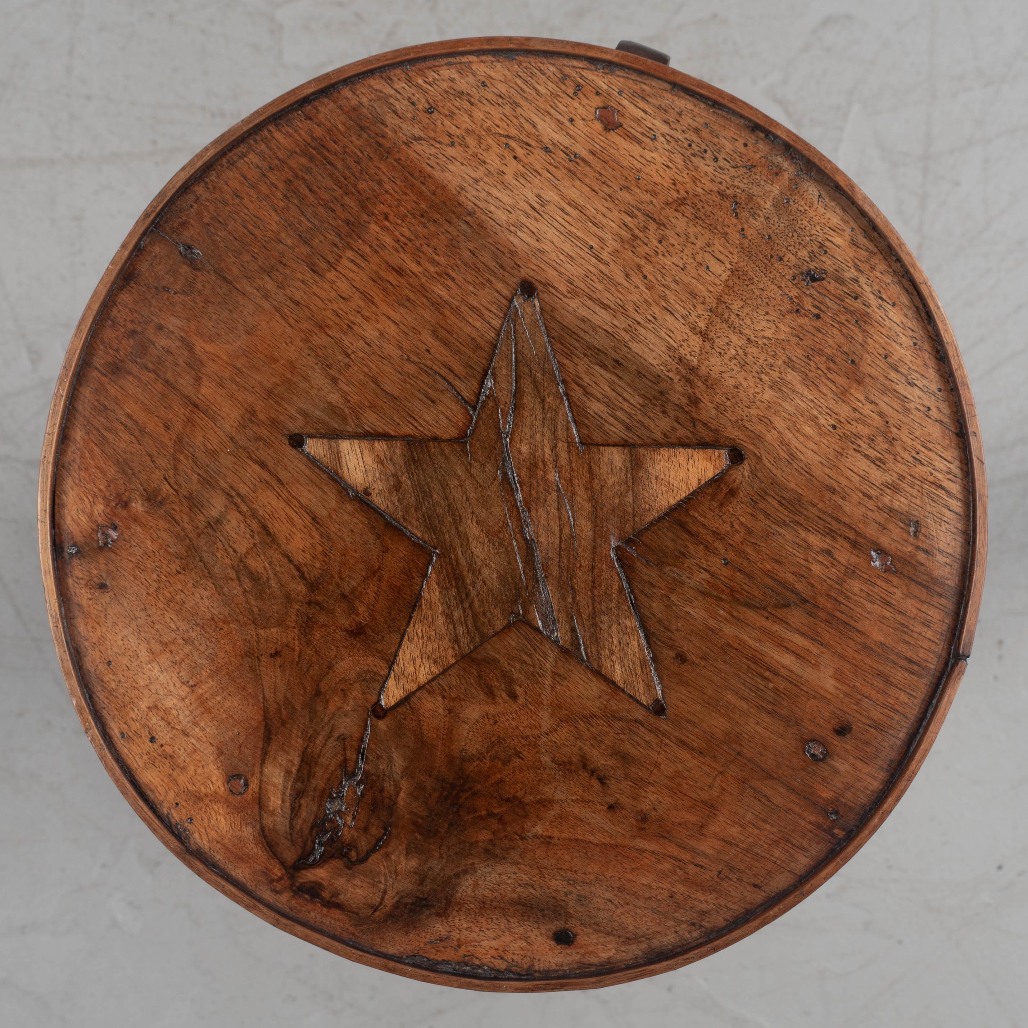 19th Century French Folk Art Accent Table For Sale 6