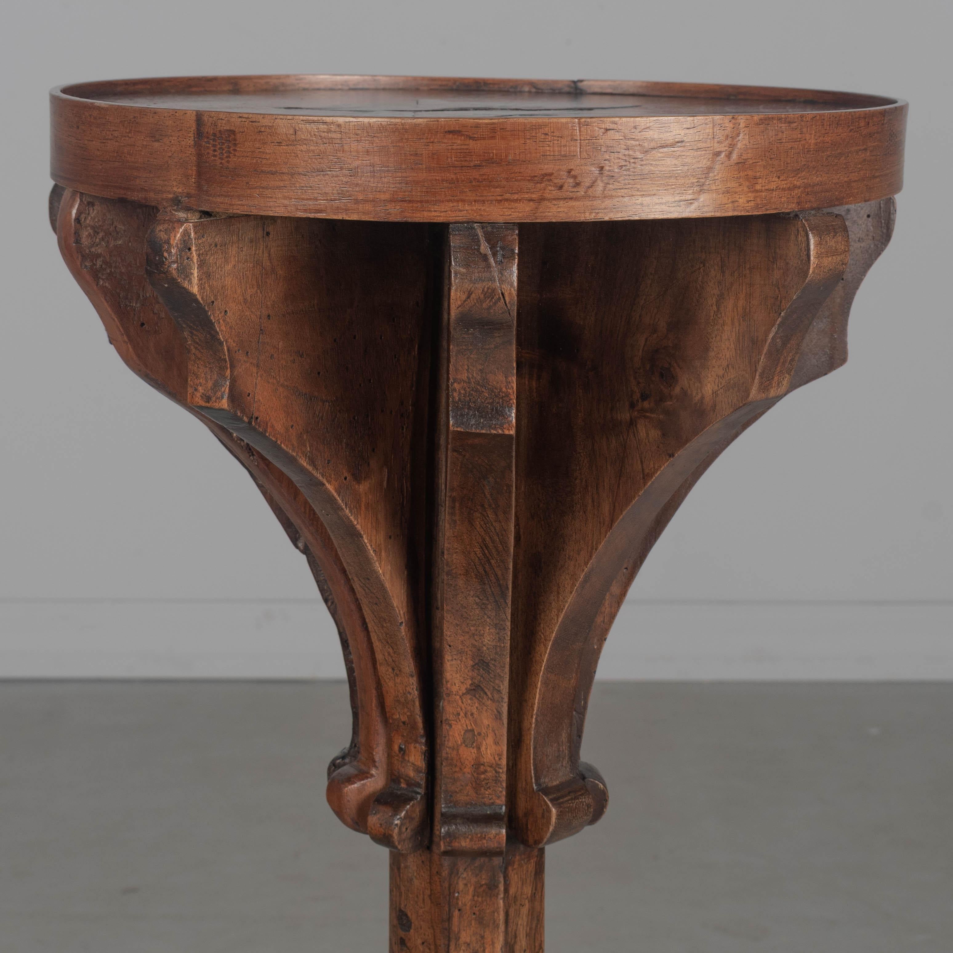 19th Century French Folk Art Accent Table For Sale 8