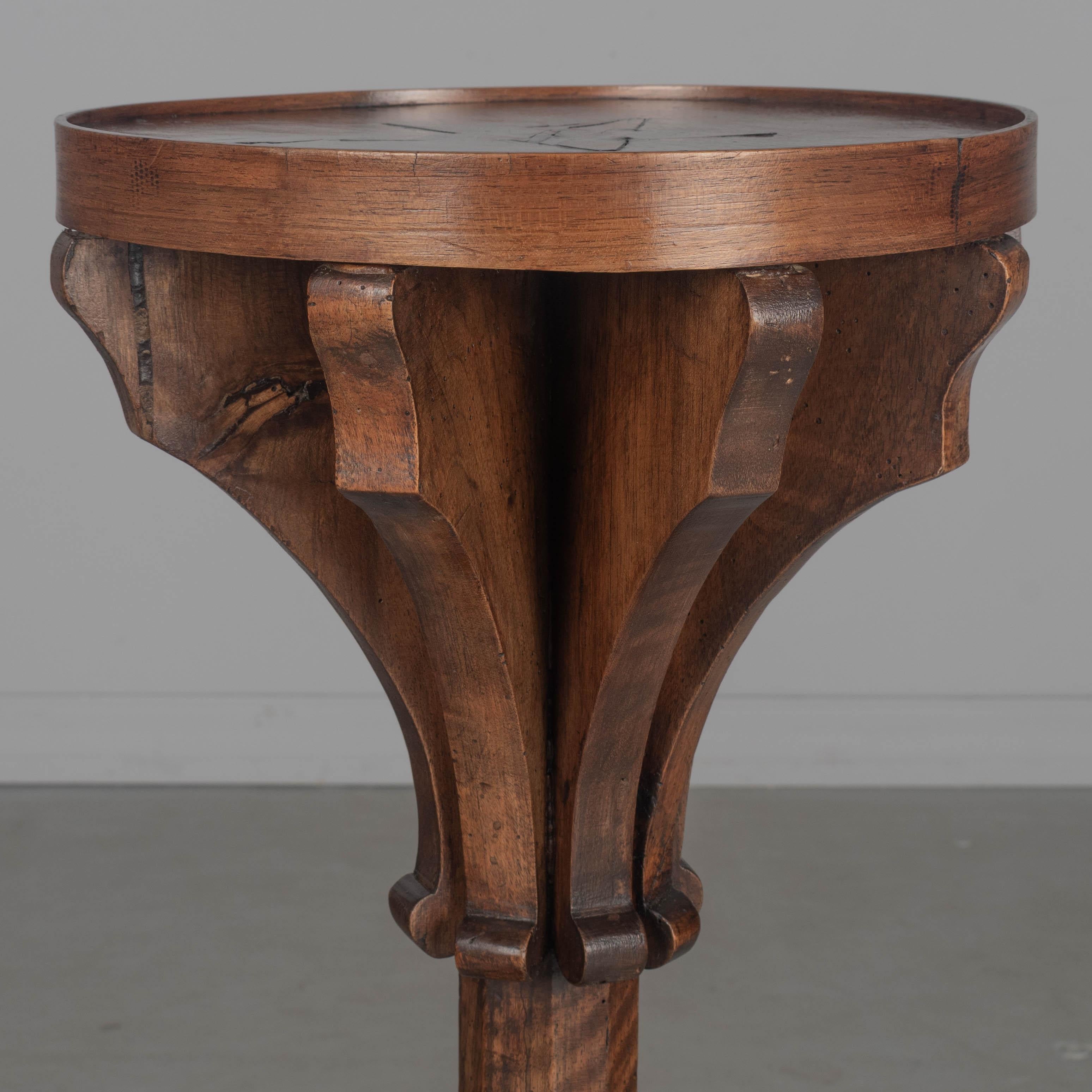 19th Century French Folk Art Accent Table For Sale 9
