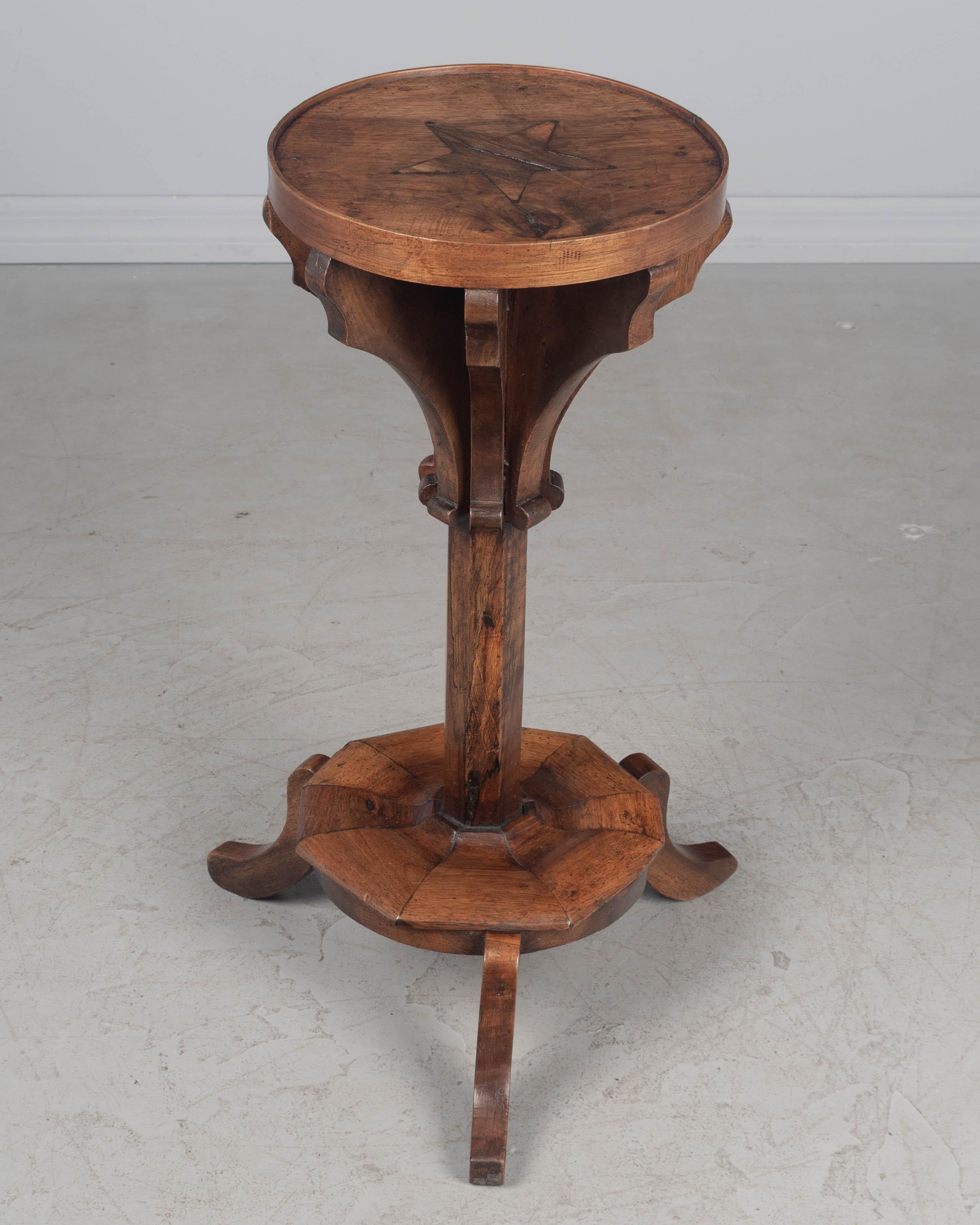 19th Century French Folk Art Accent Table In Good Condition For Sale In Winter Park, FL