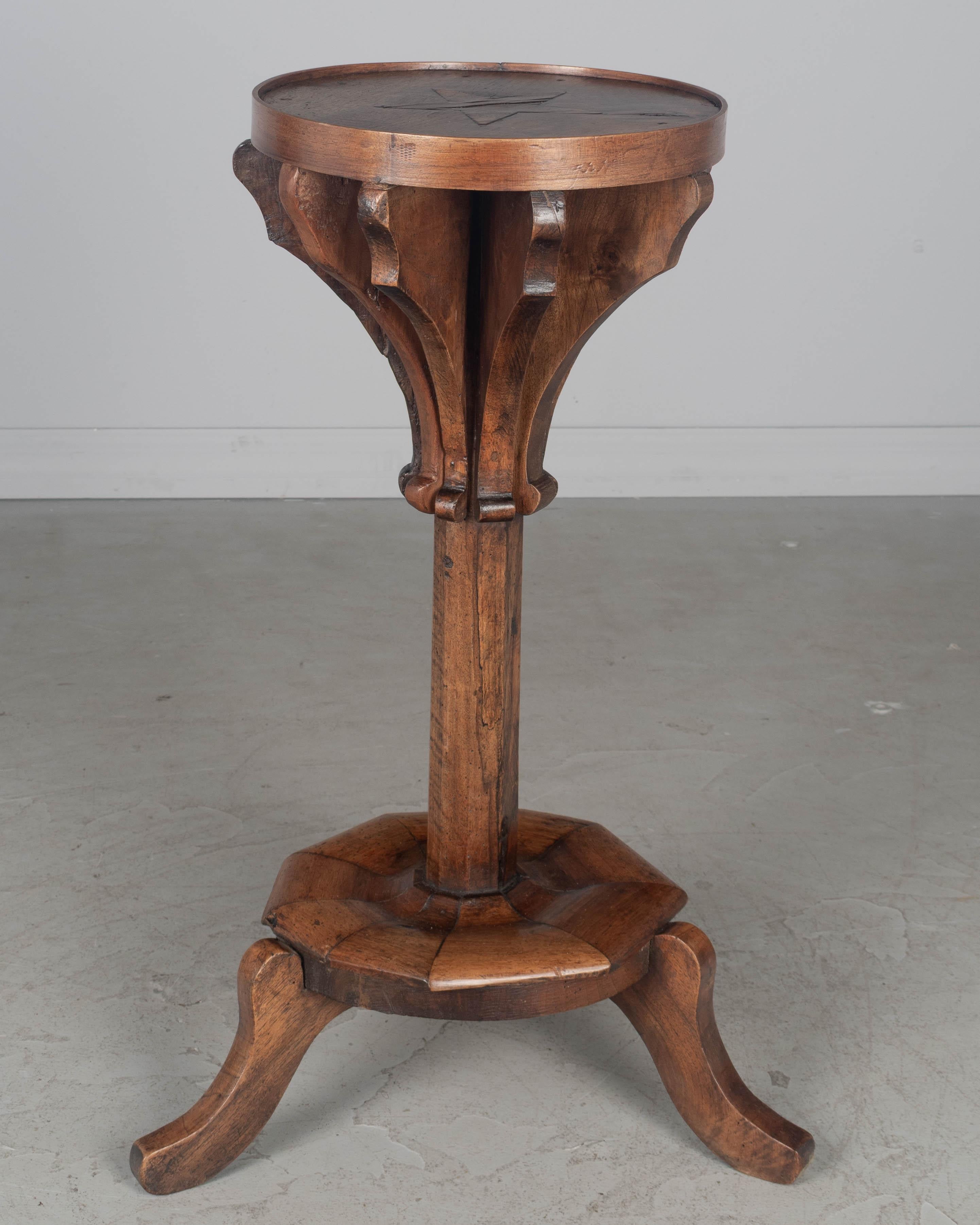 19th Century French Folk Art Accent Table For Sale 3