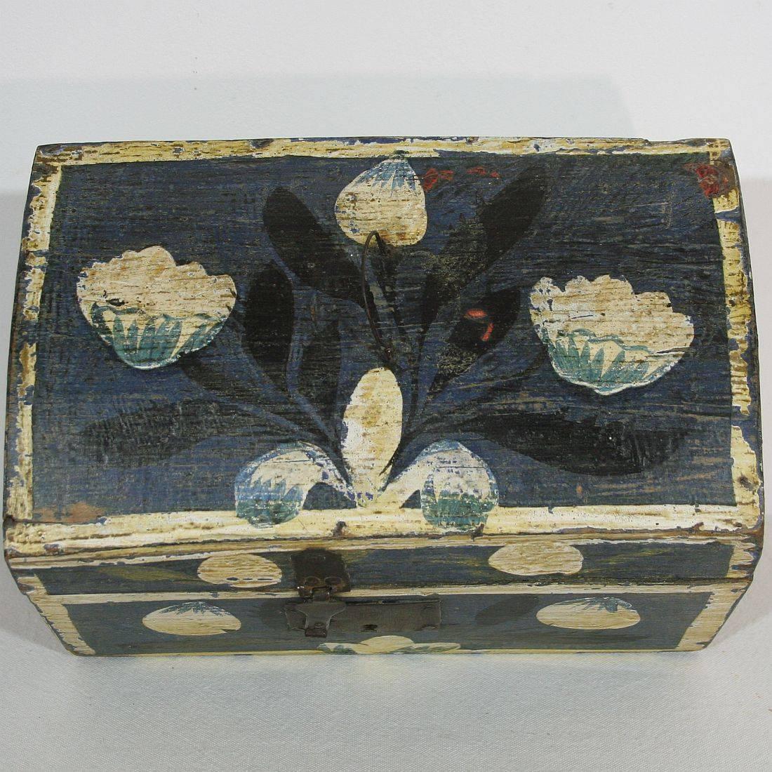 19th Century French Folk Art Wedding Box from Normandy 7