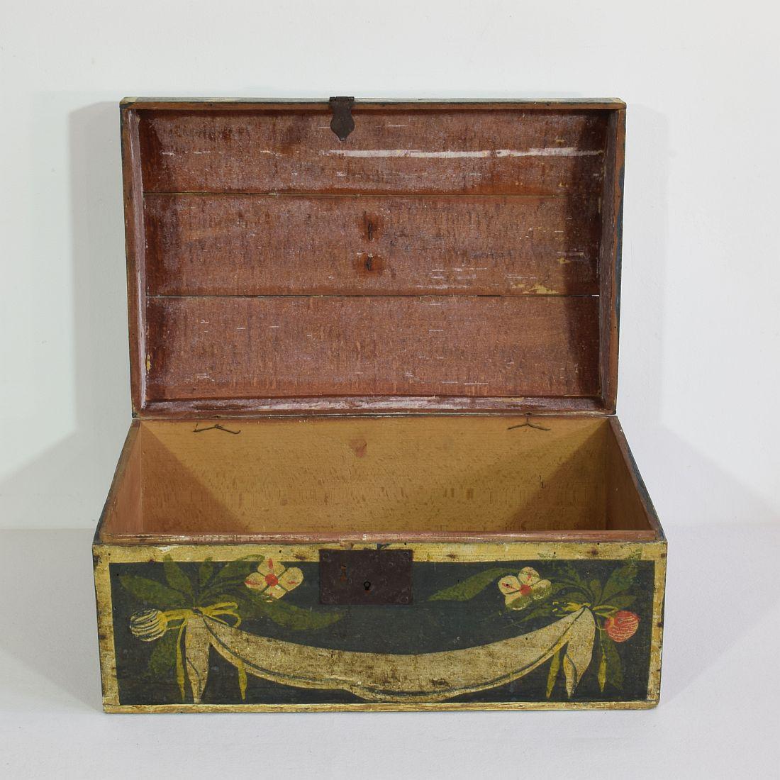 19th Century French Folk Art Wedding Box from Normandy 9