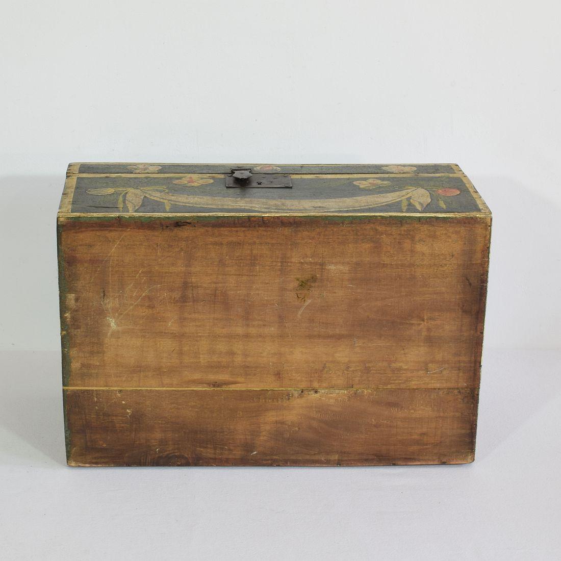 19th Century French Folk Art Wedding Box from Normandy 11