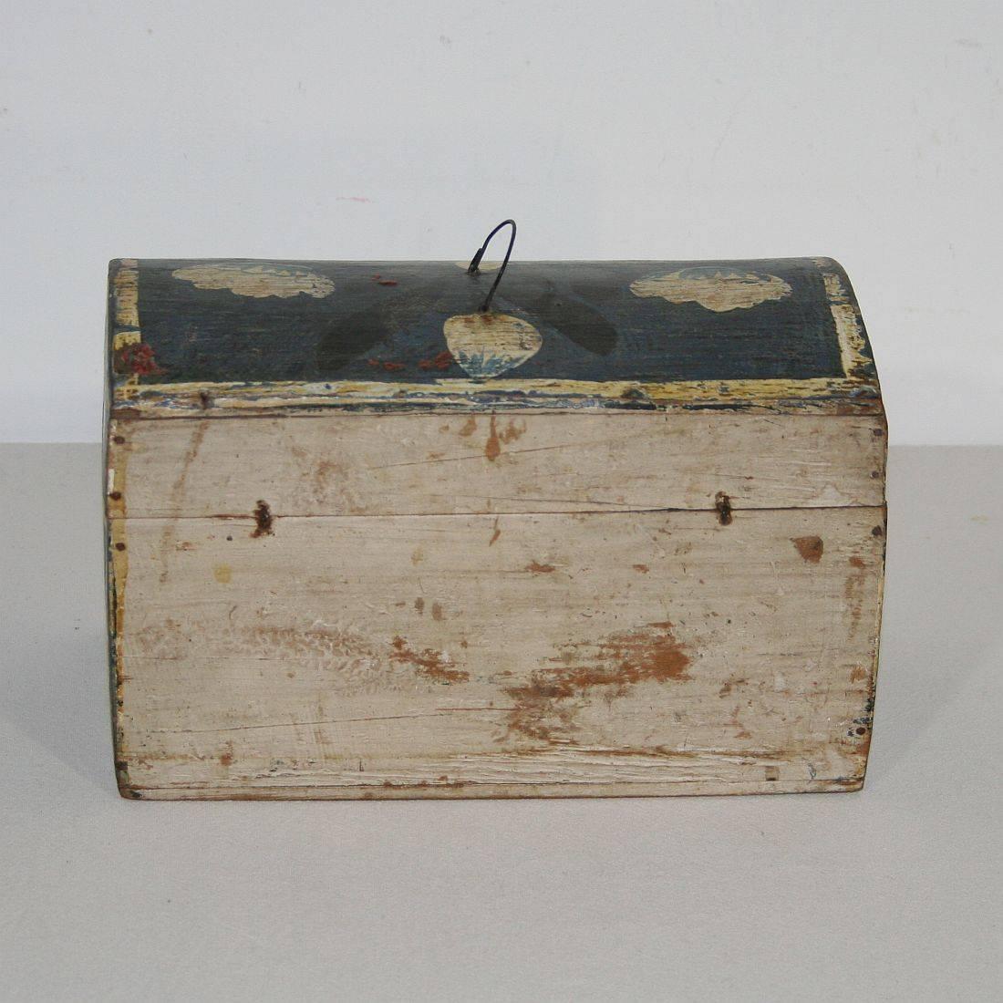 19th Century French Folk Art Wedding Box from Normandy 2