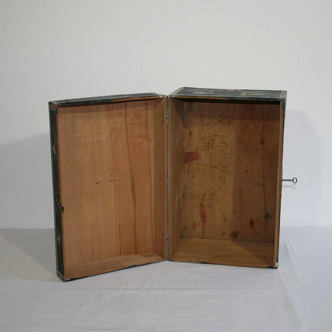 19th Century French Folk Art Wedding Box from Normandy 3