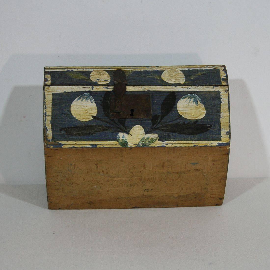 19th Century French Folk Art Wedding Box from Normandy 5