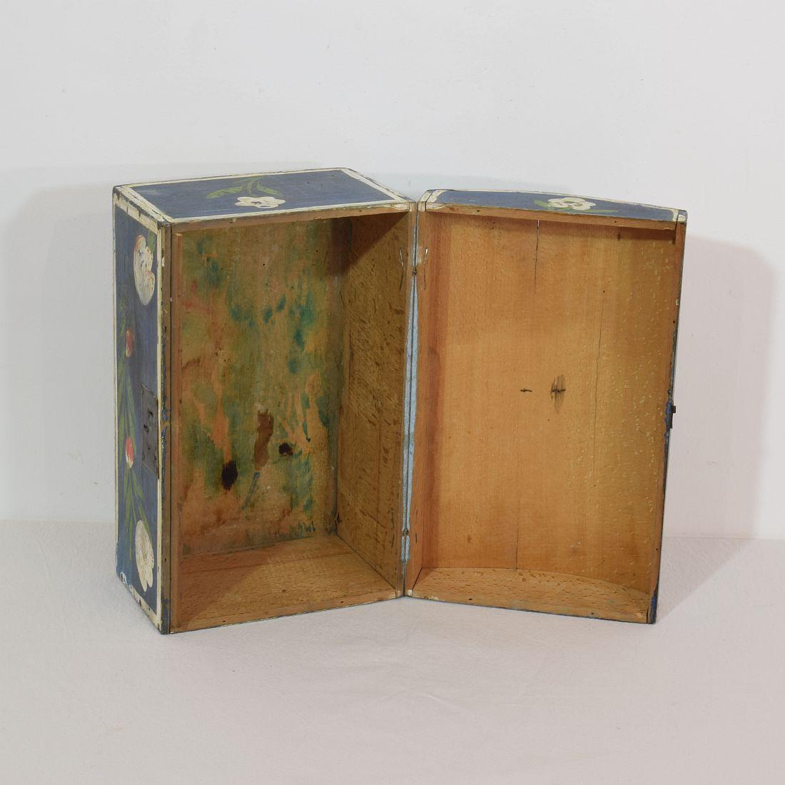 19th Century French Folk Art Wedding Box from Normandy 3
