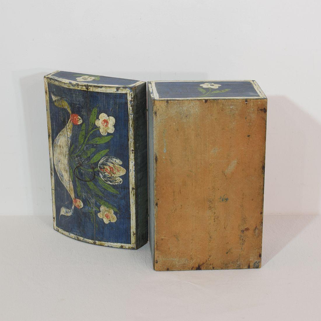 19th Century French Folk Art Wedding Box from Normandy 4