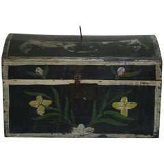 19th Century French Folk Art Wedding Box from Normandy