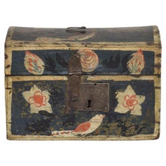 19th Century French Folk Art Wedding Box from Normandy