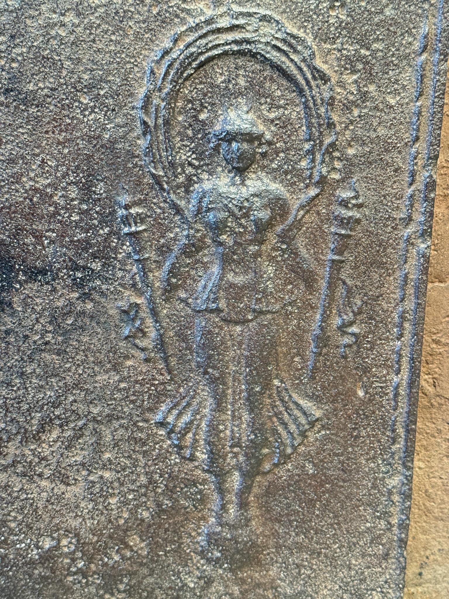 19th Century French Fortuna Fireback For Sale 1