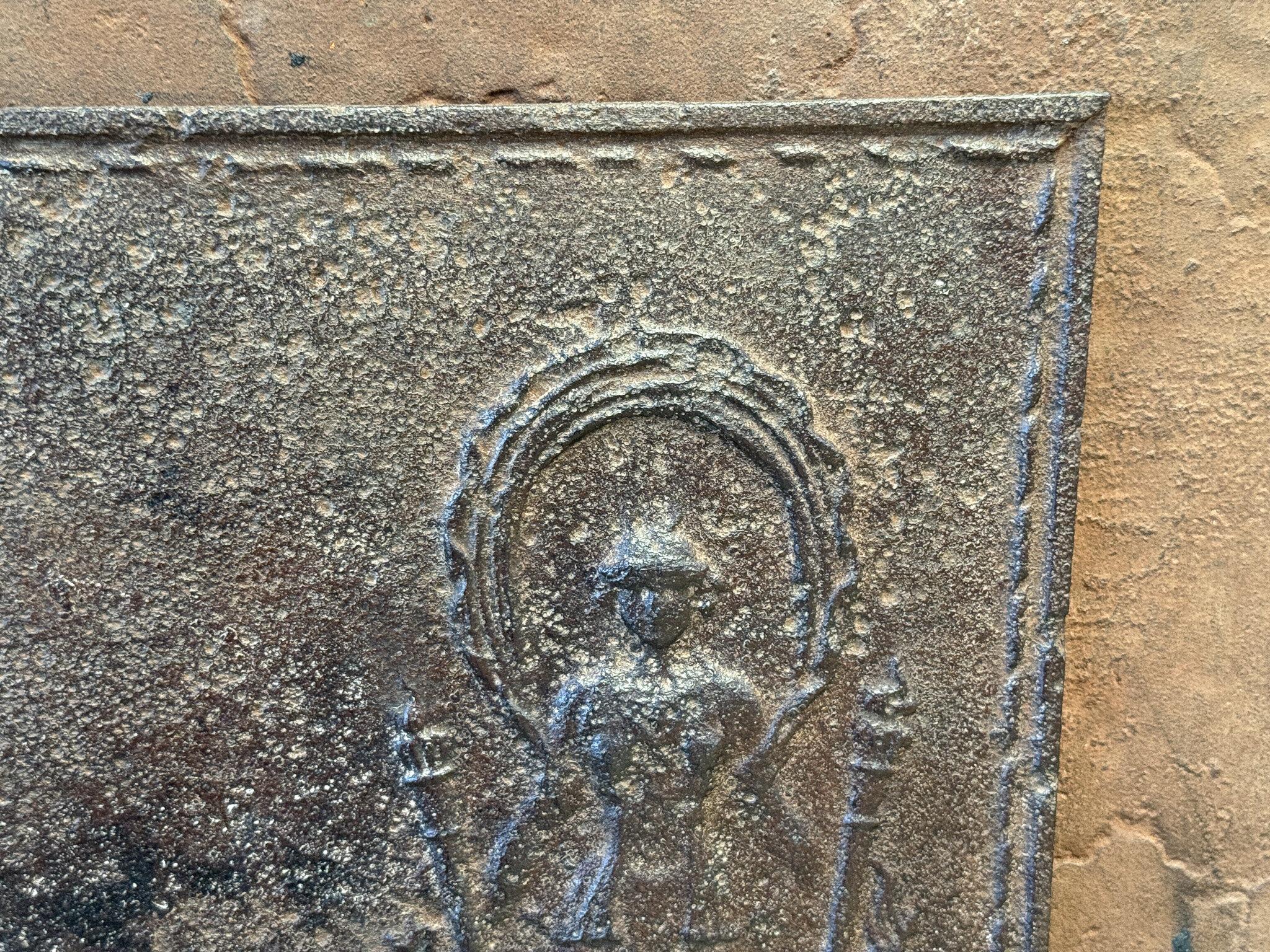 19th Century French Fortuna Fireback For Sale 3