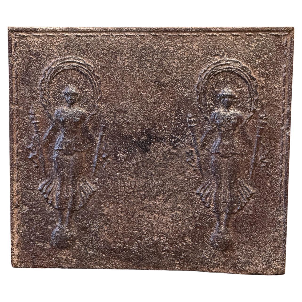 19th Century French Fortuna Fireback For Sale