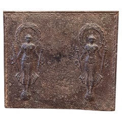 Antique 19th Century French Fortuna Fireback