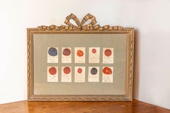 19th Century French Framed Collection of Seals and Stamps