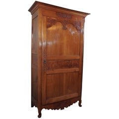 19th Century French Fruitwood Bonnetierre