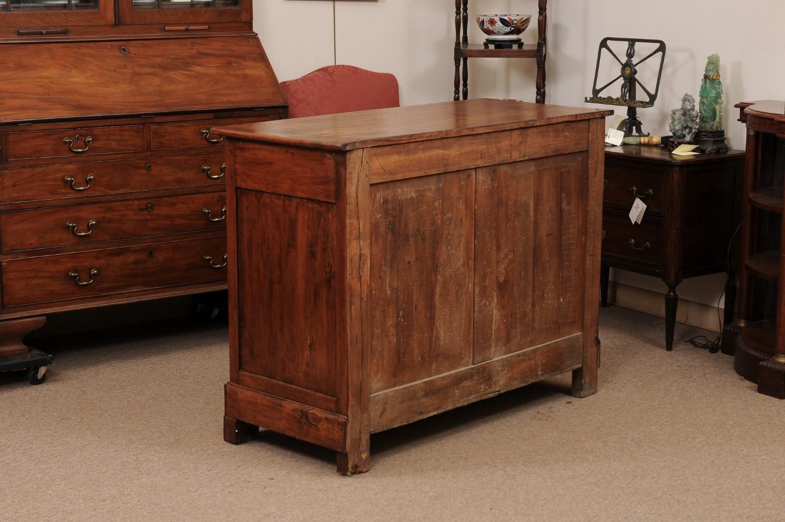 19th Century French Fruitwood Buffet with Faux Bamboo Detail For Sale 9
