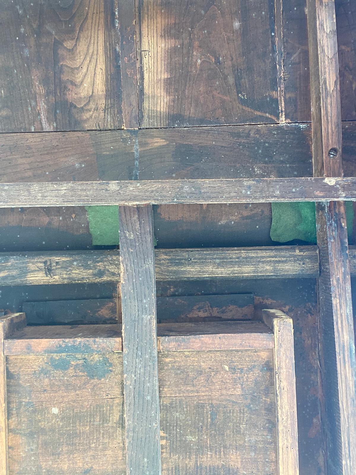 19th Century French Fruitwood Farm Table with Cutlery Drawer and Slide 13