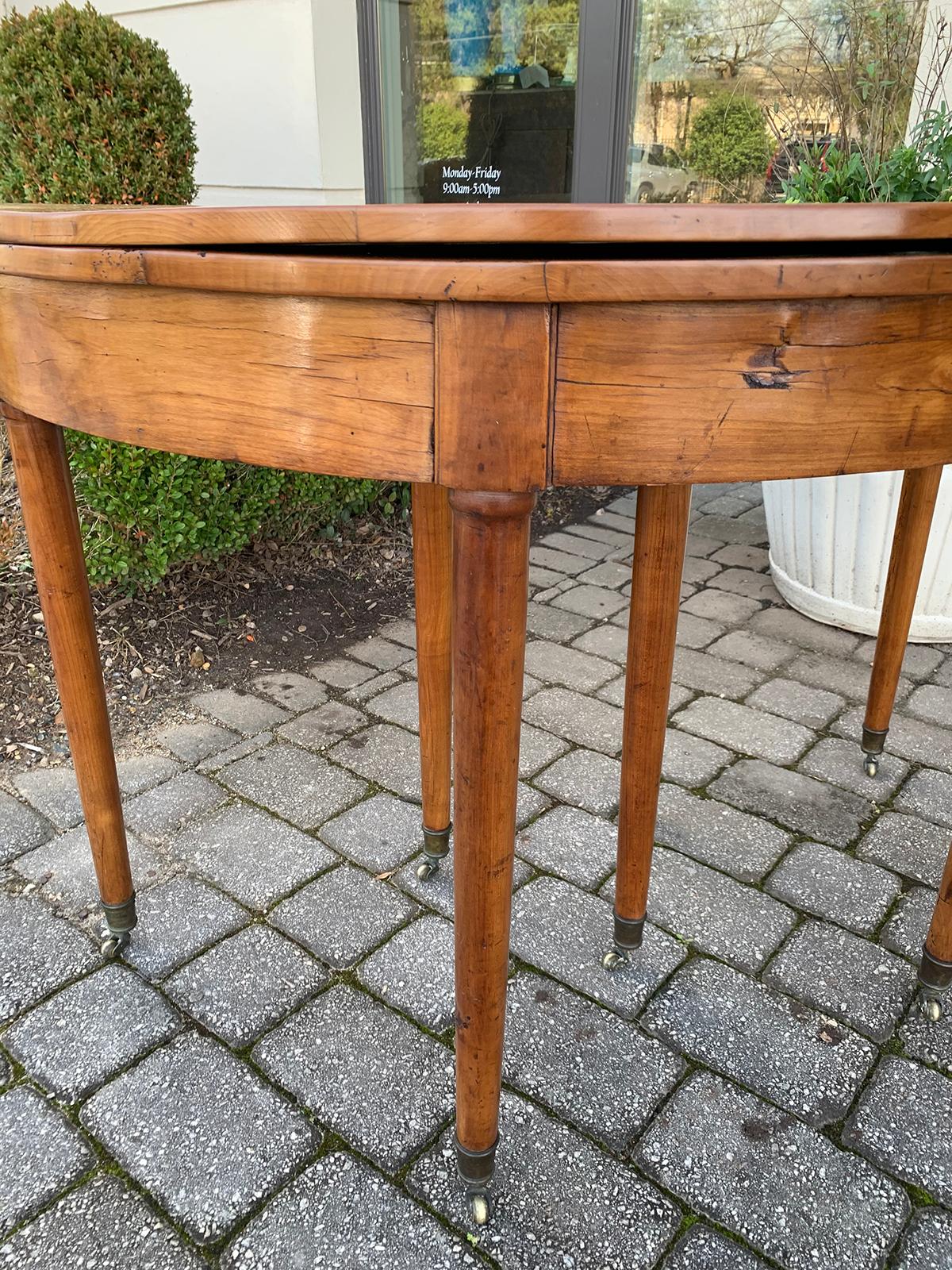 19th Century French Fruitwood Flip Top Table 3