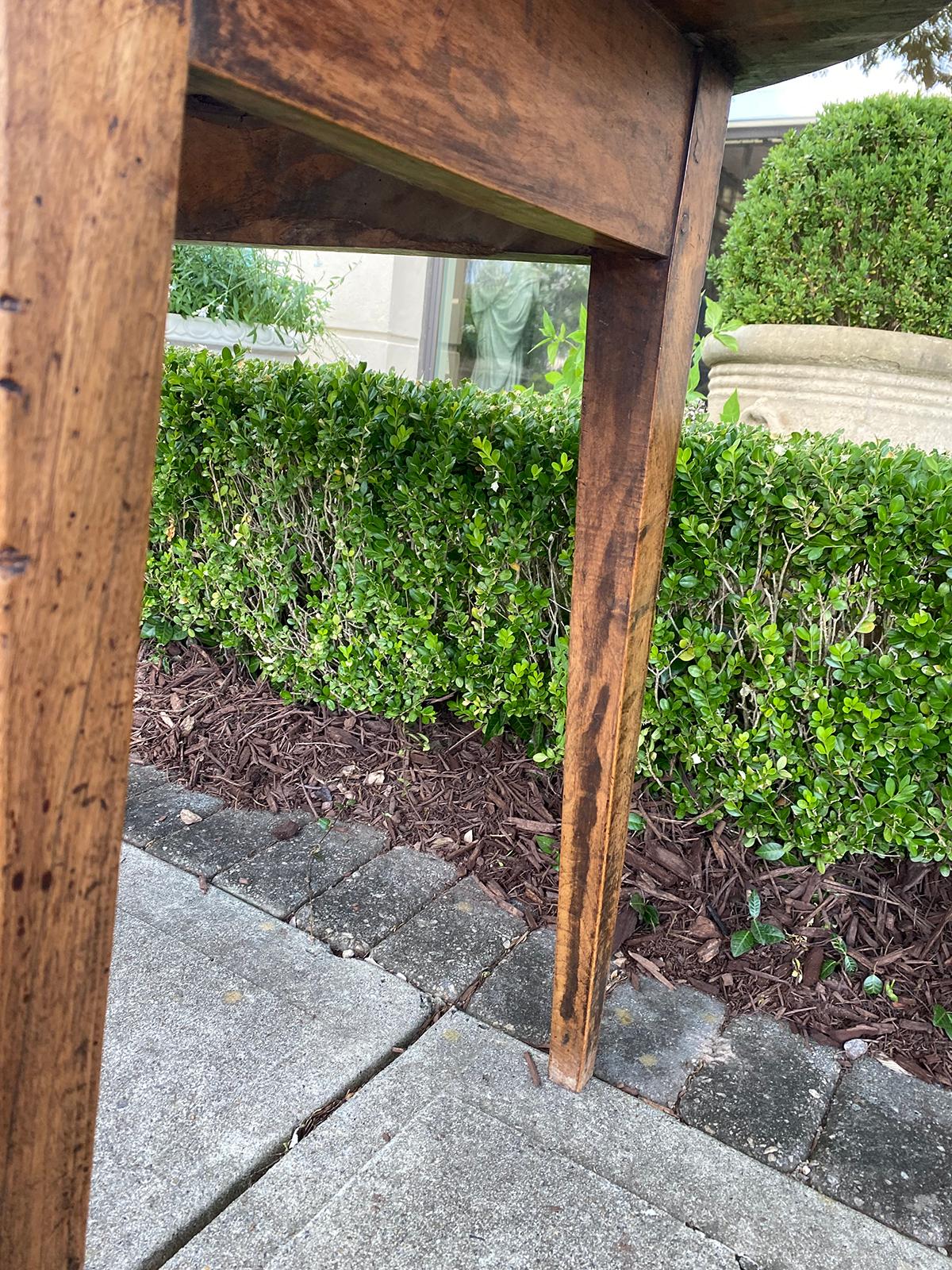 19th Century French Fruitwood Oval Side Table 8