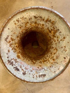 Vaso francese a colonnina gadrooned del XIX secolo