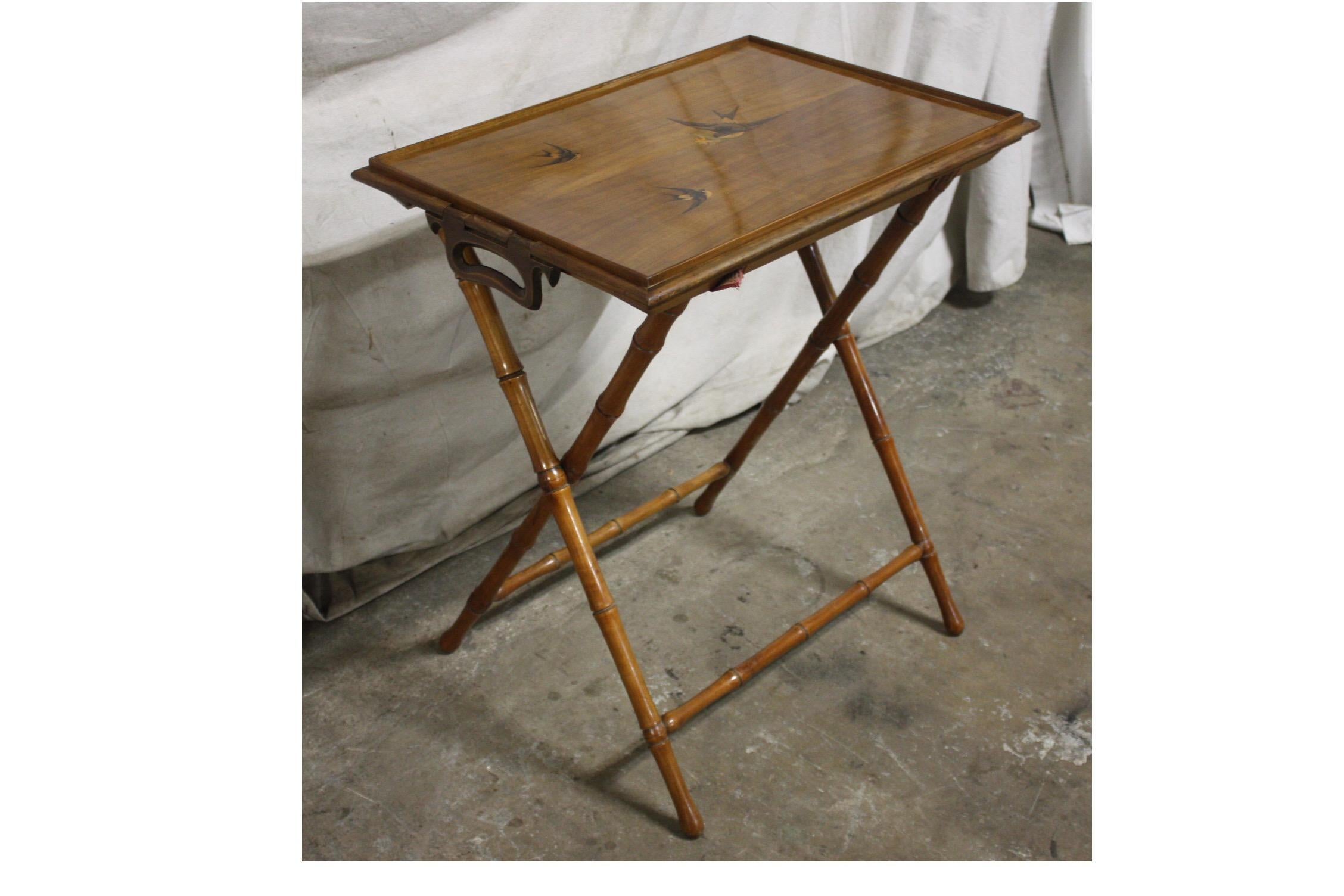 19th Century French Game Table or Tray Table For Sale 1